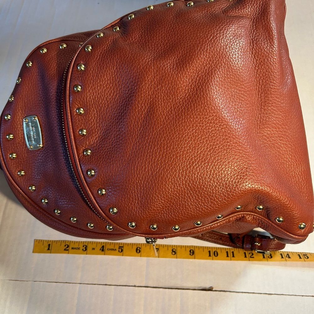 Michael Kors Abbey Studded Leather Backpack - Picture 10 of 15